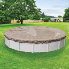 Swimming Pools & Accessories Robelle 5730-4-ROB Winter Round Above-Ground Pool Cover, 30-ft, 07 Defender