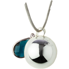 Pregnancy Charm Pendant - Silver/Blue