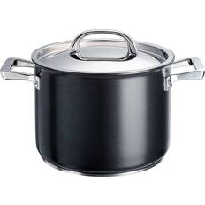 Black Stockpots Circulon Infinite with lid 7.6 L 24 cm