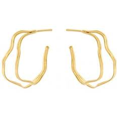 Pernille corydon double wave Pernille Corydon Double Wave Hoops