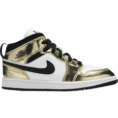 Nike Air Jordan 1 Mid SE M - Metallic Gold/Black/White