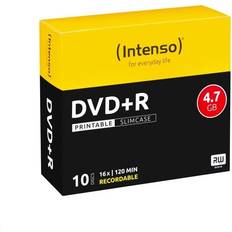 Intenso 4811652 DVD R vierge 4.7 GB 10 pc(s) slimcase imprimable