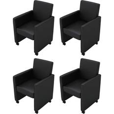 Casters Armchairs vidaXL Otto Armchair 88cm 4pcs