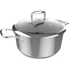 Apto para Lavavajillas Otras Cacerolas de Salsa Cecotec Olla Polka Classy 24 Pot Steel Diámetro 24 cm Capacidad 4 L Acero Inoxidable 18/10 30 cm