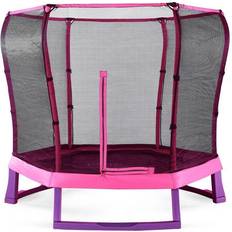 Trampolines Plum 7ft Pink Junior Jumper Trampoline and Enclosure
