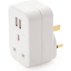 Status Twin USB Plug Adaptor