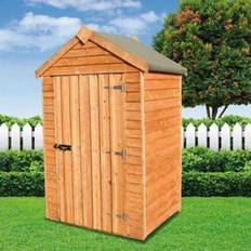 6Ft Flatpack Apex Overlap Garden Shed