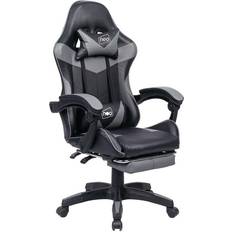 Gaming Chairs Neo Grey Sport Racing Gaming Office Chair With Footrest