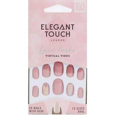 Elegant Touch Luxe Looks 24 False Nails with Glue