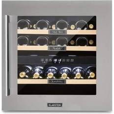 Klarstein 36 wine fridge 2 Transparent, Silver