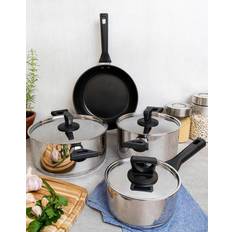 Joules Clothing Four Piece Non-Stick Cookware Set Cookware Set with lid