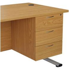 Tool Trolleys on sale Jemini 3 Drawer Fixed Pedestal 400x500x495mm Nova Oak KF79870