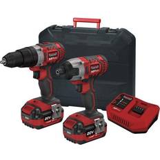 Cordless 20V XPSERIES Twin Kit Hammer Drill & Impact Driver Drill 4A Batteries