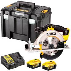 Dewalt 18v circular saw Dewalt DCS391N 18V 165mm Premium Circular Saw with 2 x 5.0Ah Batteries & Charger in Case:18V