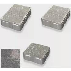 Laatat Benders Pihakivi Ocala Antik 50 mm, lajitelma 3 kokoa, harmaa sekoitus