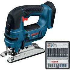 Gst 18 Bosch 18v GST 18VLI Cordless Jigsaw GST 18 V-LI B Jig Saw Bare 10 Blades