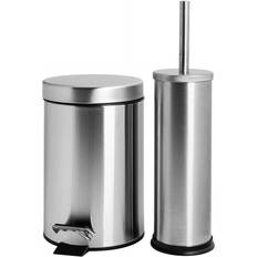 Harbour Housewares Bathroom Pedal Bin Brush