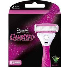 Wilkinson Sword Quattro for Women Replacement Blades 6s