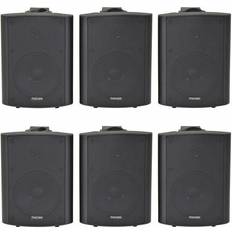 On Wall Speakers Loops 6x 120W Black