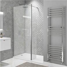 Black Shower Wall Corvus 1000mm Frameless Wet