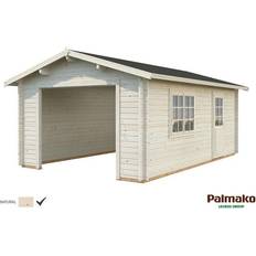 Palmako Garage Palmako Enkelgarage Irene/Roger 19,0 m2 kit obehandlad (Byggnadsarea )