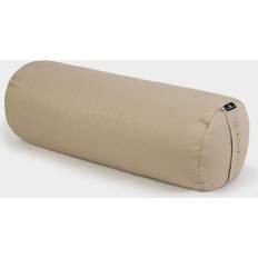 Beige Yoga Equipment EU Organic Buckwheat Bolster