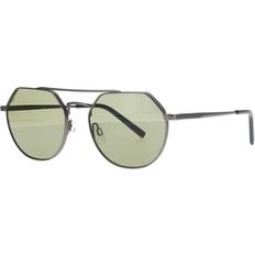 Serengeti Men Sunglasses Serengeti Aviator Unisex Matte Gunmetal Saturn Polarized Green 555nm Shelby