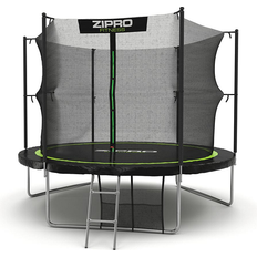 Trampoliner rund net stige Zipro Trampolin med net og stige Ø312cm pose til sko