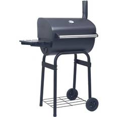 BBQs Charcoal bbq Grill Smoker with Bottom Shelf Black