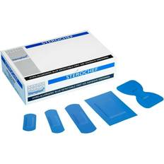 Plasters Steroplast Steroplast Hypo-Allergenic Blue Detectable Plasters, 100