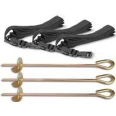 Accessori per il Trampolino Neo-Sport Set Di 3 Ancoraggi Per Il Montaggio Di Un Trampolino Da Giardino