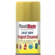 Plasti-Kote Fast Dry Aerosol Enamel 100ml Gold Leaf