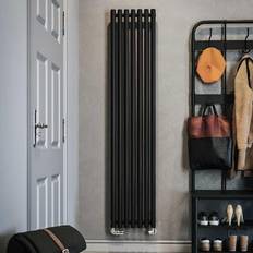 Fireplace Inserts Terma Rolo Room Heban Black Designer Radiator 1800 x 370 mm