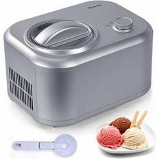 Electric Ice Cream Machine Automatic Gelato Maker Built-In Compressor