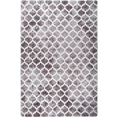 vidaXL Gulvtæppe 80x150 cm skridsikkert og vaskbart flerfarvet Multifarve, Grå cm