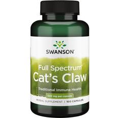 Cats claw Swanson Cat's Claw, Variationer 500mg 100 100 st