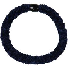 Bon Dep Kknekki - velvet hårelastik navy