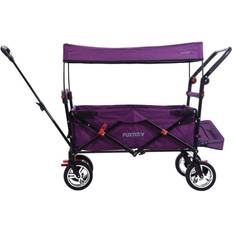 Carretillas de utilidad (Purple) FUXTEC Folding Wagon Foldable Wagon CT-800