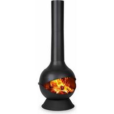 Blumfeldt Knight on Fire Garden Fireplace Stainless Steel Black