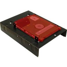 PC-Ersatzteile Inter-Tech Einbaurahmen für HDD SSD 3.5 auf 2 x 2.5 in