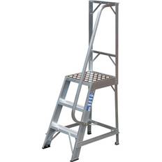Loops 0.7m Heavy Duty Single Sided Fixed Step LaddersHandrail Platform Safety Barrier