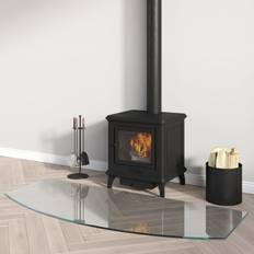 Ethanolkamine reduziert vidaXL Fireplace Glass Plate 120x50 cm