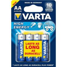 Varta AA High Energy Battery Alkaline (Pack of 4) 4906620414