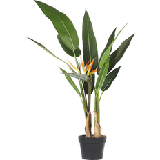 Noir Plantes Artificielles Beliani Artificial Potted Plant for Artificial Plant