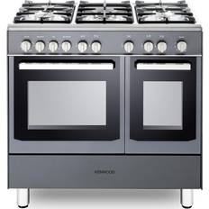 90cm - Freestanding Gas Cookers Kenwood CK407GSL 90 Range Grey, Silver