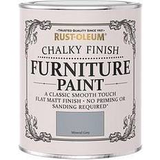Paint Rust-Oleum Chalky Furniture Mineral Wood Paint Grey 0.75L