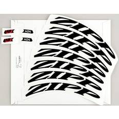 Cadres de Vélo Zipp Black Wheel Decal Set Border Logo