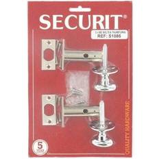 Securit S1085 2 Door Bolts + 2 Thumbturns Chrome Plated Multi