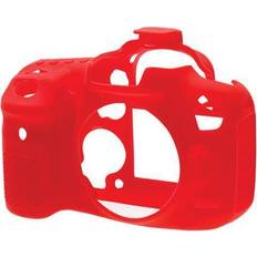 EasyCover Borse per fotocamera easyCover Custodia Protezione In Silicone Morbido Per Canon 7d Mark Ii Rosso