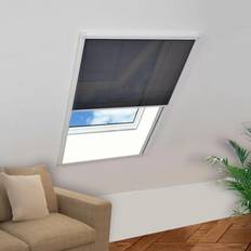 VidaXL Telt vidaXL plisseret insektnet til vinduer aluminium 80 x 120 cm